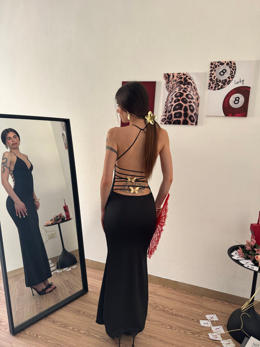LONG DRESS INTRECCIO