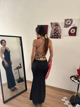 LONG DRESS INTRECCIO