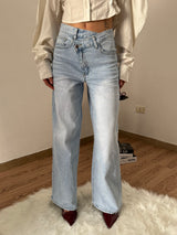 JEANS CROSS WAIST